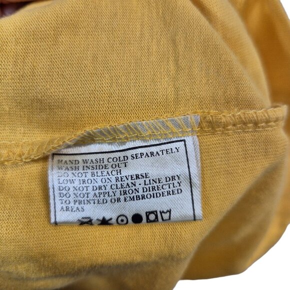 Hustle Gang Men's Size 2XL Good Vibes Short Sleeve Yellow Surf Club (40) - Picture 6 of 8